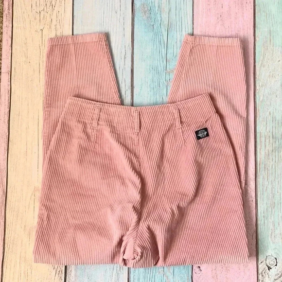 Pink corduroy Dockers high waist pants - Picture 7 of 9